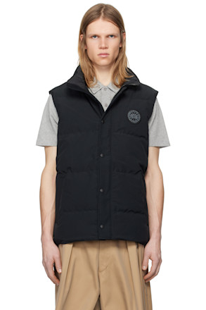 Black 'Black Label' Garson Down Vest