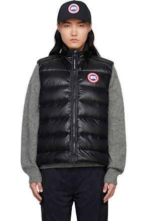 Black Crofton Down Vest