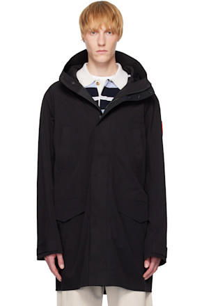 Black Barclay Rain Coat