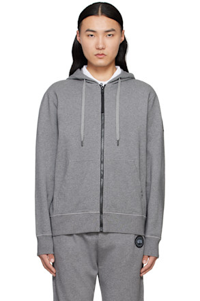 Gray 'Black Label' Huron Full Zip Hoodie
