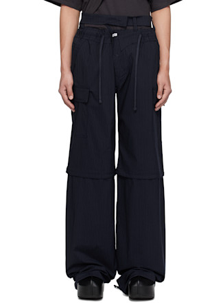 Navy Baggy Cargo Pants