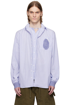 Blue Oversized Shirt