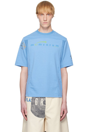 Blue Regenerated Graphic T-shirts Regular Fit T-shirt