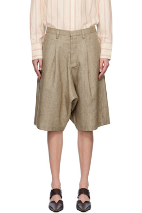 Brown Jumbo Tailored Shorts