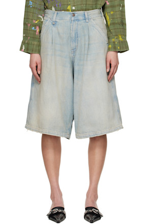 Blue Baggy Jesse Carpenter Denim Shorts