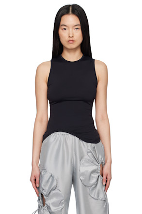 Black Ying-Yang Tank Top