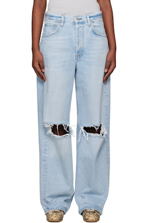 Blue Ayla Baggy Jeans