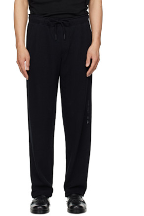 Black Ayora Net Trousers