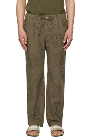 Khaki Emberia Billie Dobby Trousers