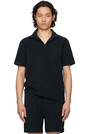 Navy Terry Polo