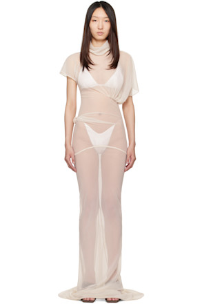 White Hollywood Lilith Maxi Dress