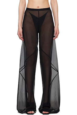 Black Hollywood Farrah Bias Trousers
