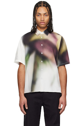 Off-White Dalton Rose-Print Shirt