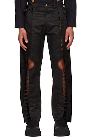 Black Tab Trousers