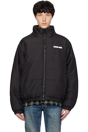 Black Sott Puffer Reversible Jacket