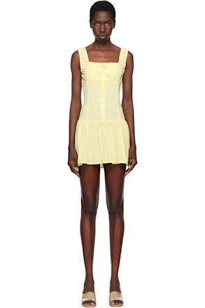 Yellow Christa Minidress