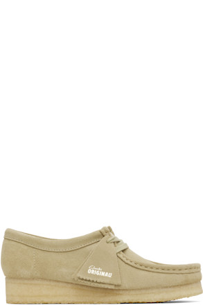 Beige Wallabee Derbys
