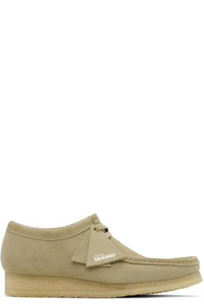 Taupe Wallabee Derbys