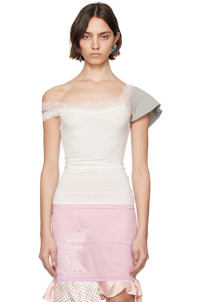 White Double Tank Top