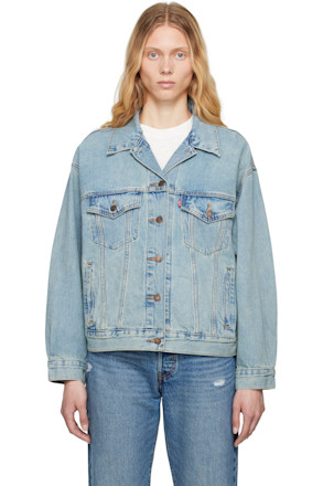 Blue '90s Trucker Denim Jacket