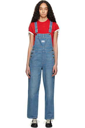 Blue Vintage Denim Overalls
