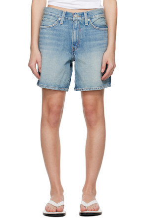 Blue 94 Baggy Denim Shorts