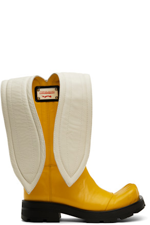 Yellow Banana Moggies Boots