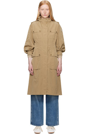 Tan Nantes Parka Coat