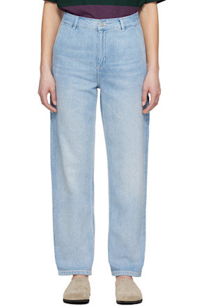 Blue Pierce Straight Jeans