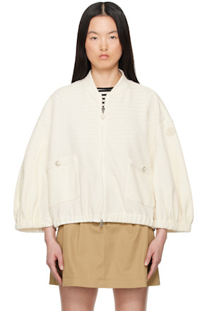 Off-White Zip Up Jacket