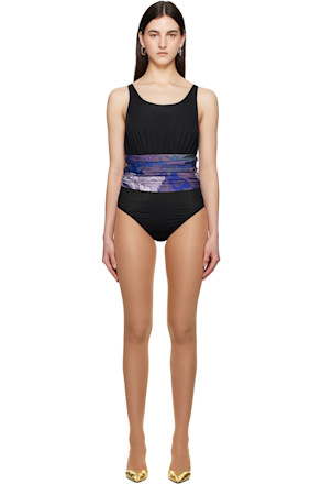 Black & Blue Anouska Swimsuit
