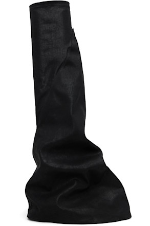 Black Hollywood Fetish Tall Boots