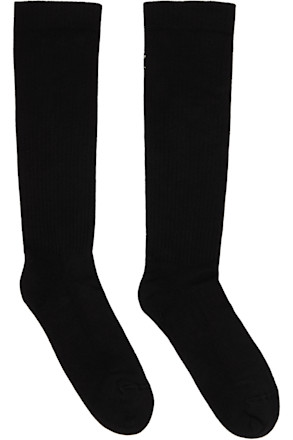 Black Hollywood Knee High Socks
