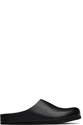 Black Clog Loafers