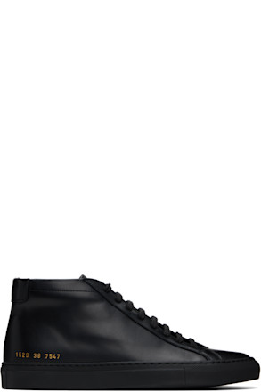 Black Original Achilles Mid Sneakers
