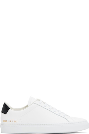 White Retro Classic Sneakers