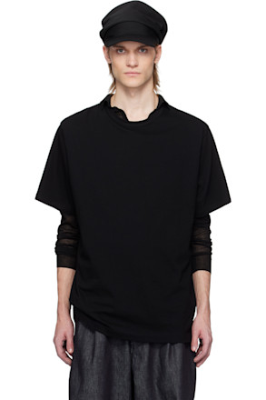 Black Logo Back Print T-shirt