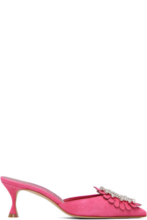 Pink Shogmu Mules