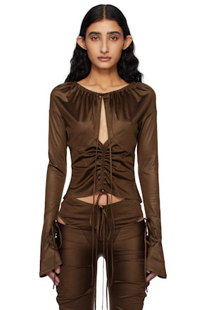 Brown Cu Blouse