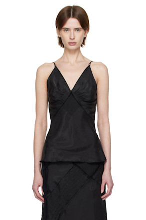 Black Elisir Slip Tank Top