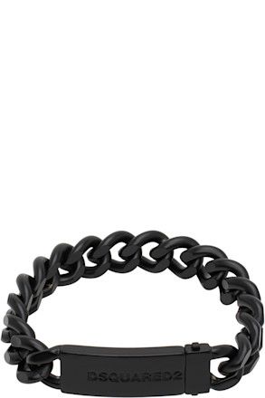Black Matte Chained2 Bracelet