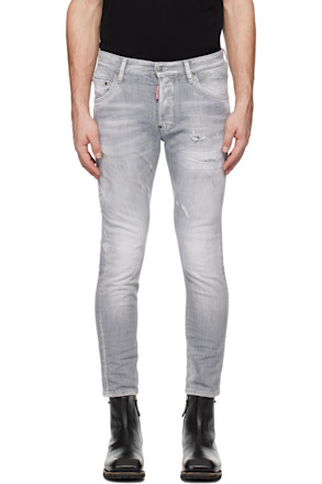 Gray Wash Skater Jeans