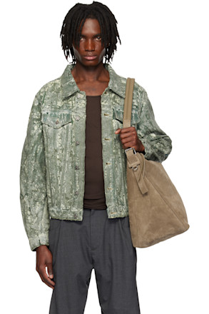 Green Terrarium Denim Jacket