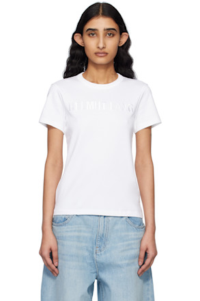 White Slim Logo T-shirt