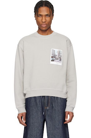 Gray Dumbo Postcard Crewneck Sweatshirt