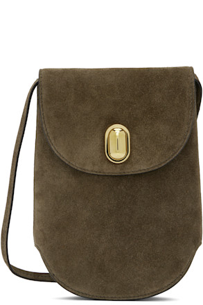 Brown Tondo Pouch Bag