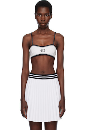 White Deco Bralette