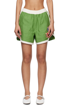 Green Euro Gym Shorts