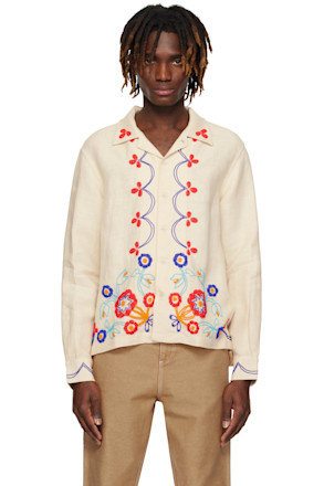 Off-White Beaded Garden Party Shirt