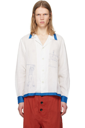 White Club Champion Long Sleeve Shirt